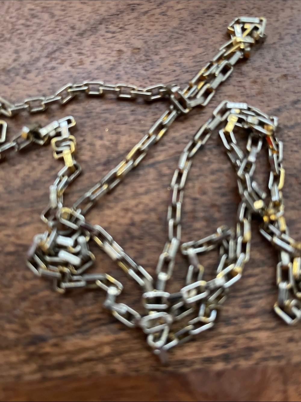GUCCI Vintage Sherry Line Gold Tone Perfume Bottle Pendant Necklace w/Box - Picture 7 of 10